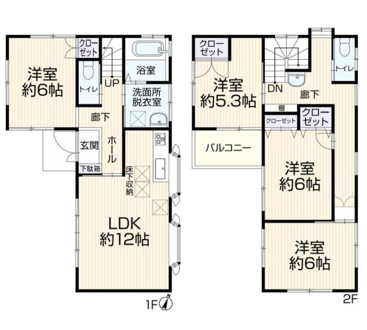 【間取り】 | 4LDKはリビングダイニングキッチンと4つの居室がある間取りで、大家族や二世帯住宅に最適。広々としたリビングで家族団らんを楽しみ、個室でプライベートな時間も確保でき、快適な生活を送ることができますよ。