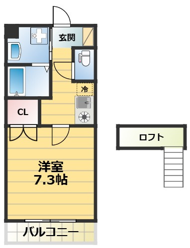 ヴィライイダⅡの間取り
