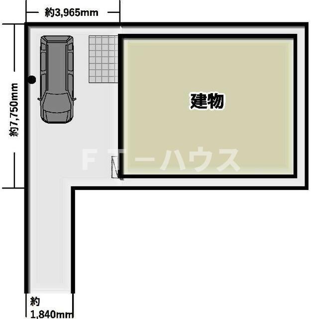 市川市柏井町戸建の駐車場
