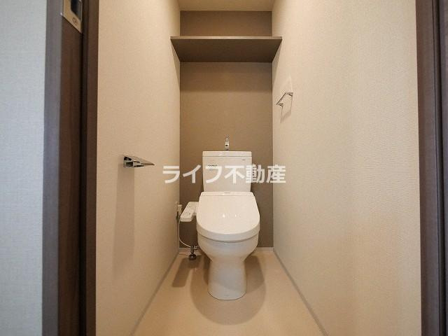 レジュールアッシュ玉造のトイレ|トイレもきれいです