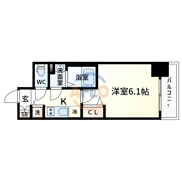 プレサンス新大阪ザシティの間取り|プレサンス新大阪ザ・シティ　間取り