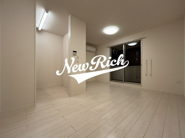 前橋市朝倉町１丁目のアパートのバルコニー