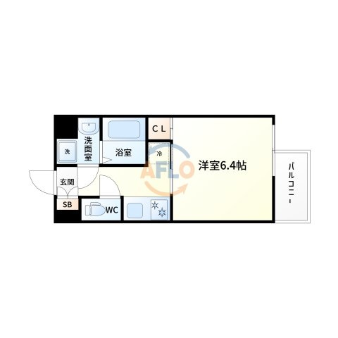 リッジ姫島の間取り|RIDGE姫島　間取り