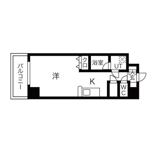 スペリオルクラブの間取り|1R