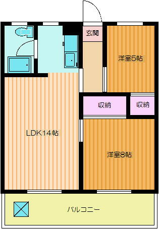 行徳マンションの間取り