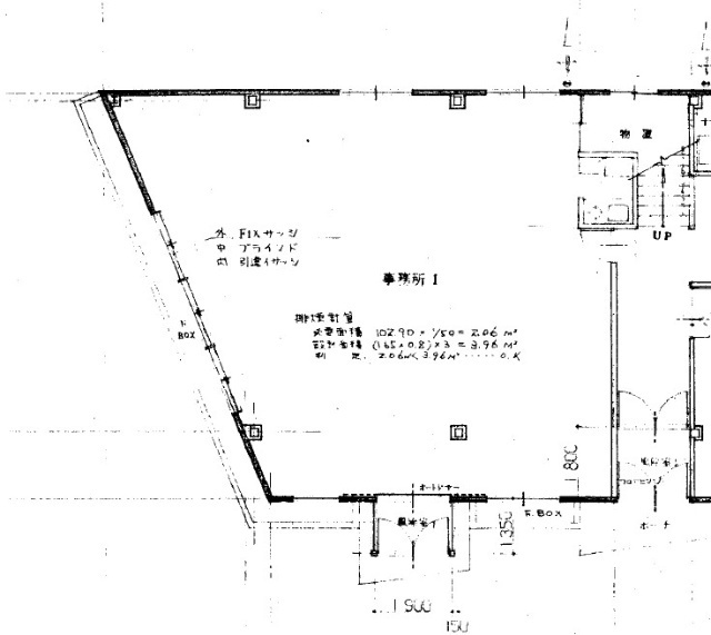 総社町総社貸事務所の間取り