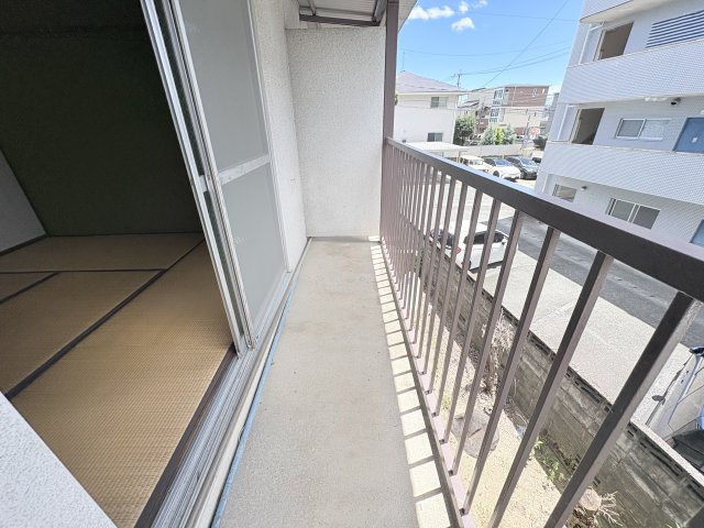 みのりハイツのバルコニー