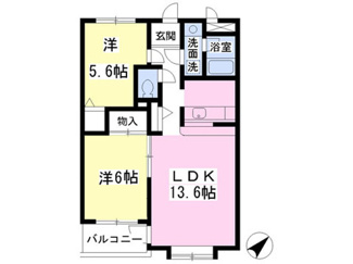 ファミリー向け2LDKタイプ♪