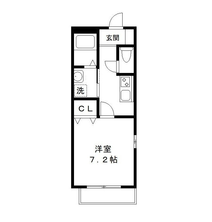 タートルハイム元山の間取り