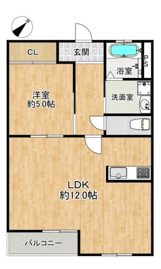 【間取り】 | 舞子コーポラス