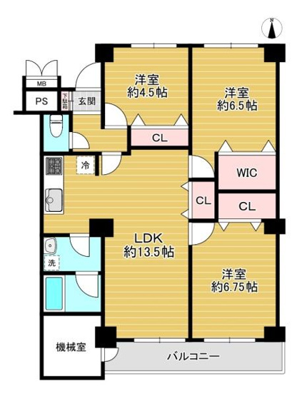 【間取り】 | 八戸ノ里グランドマンションB棟