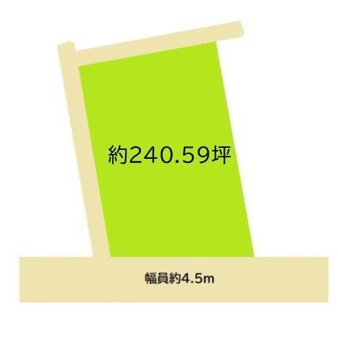 海南市日方　土地の土地図