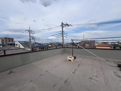 【バルコニー】 | ●草加市新里町・戸建● | 広々としたルーフバルコニー付き♪