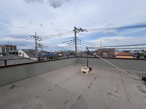 【バルコニー】 | ●草加市新里町・戸建● | 広々としたルーフバルコニー付き♪
