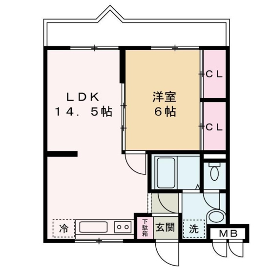 【間取り】 | ロイヤルメゾン白浜