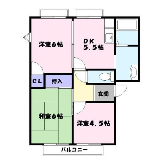 【間取り】 | フレグランス金保Ａ棟・Ｂ棟(SLS)