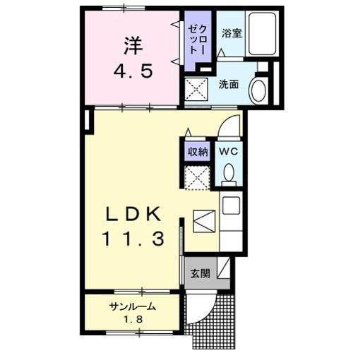 【間取り】 | コリウスＢ