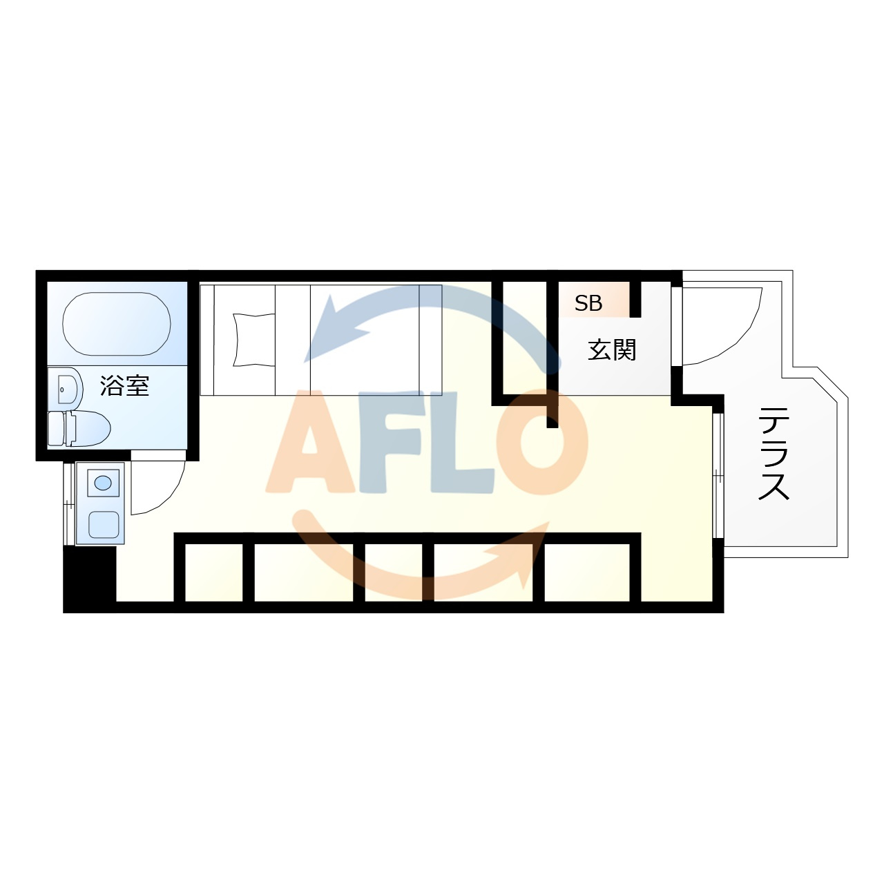アヴァンセ天王寺の間取り|アヴァンセ天王寺　外観