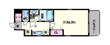 プレサンス上町台筆ヶ崎SOUTHの間取り|プレサンス上町台筆ヶ崎SOUTH　間取り