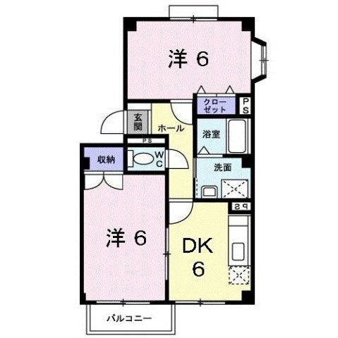 グリーンヒル弐番館の間取り