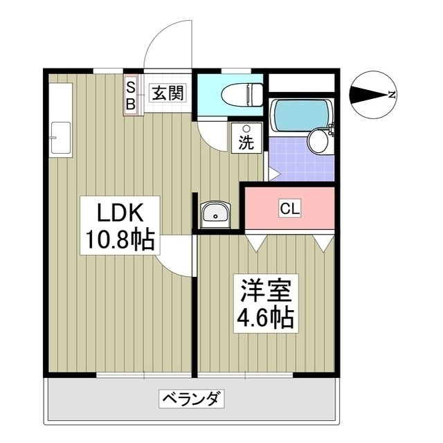 三協コーポの間取り