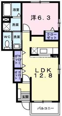アクア　ガーデン　Ⅲの間取り