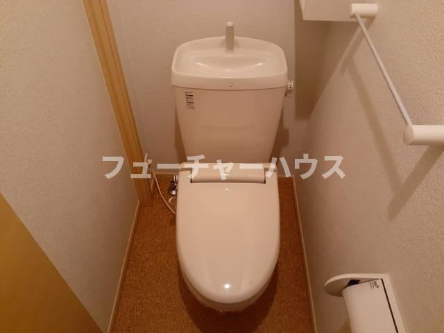 アクア　ガーデン　Ⅲのトイレ|シンプルで使いやすいトイレです