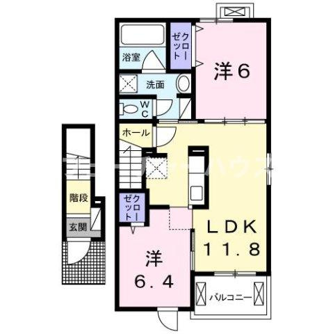 スイート　レイの間取り