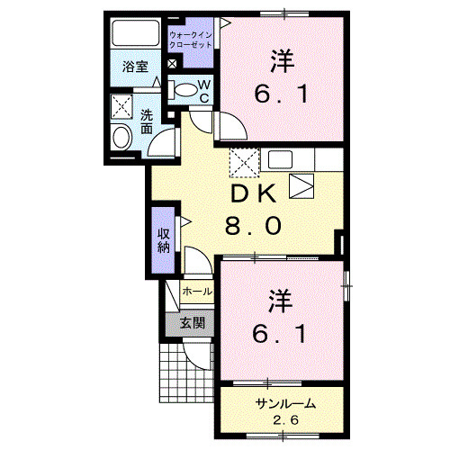 パリス・デージー寿　Ｂの間取り