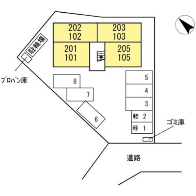 【区画図】 | D MAISON 西崎
