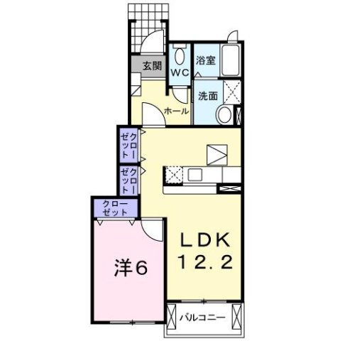 サンリット　ヴィラ　Ｂの間取り