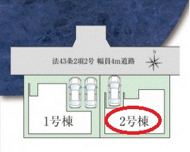  | ファーストタウン羽曳野市第２恵我之荘 | 区画図