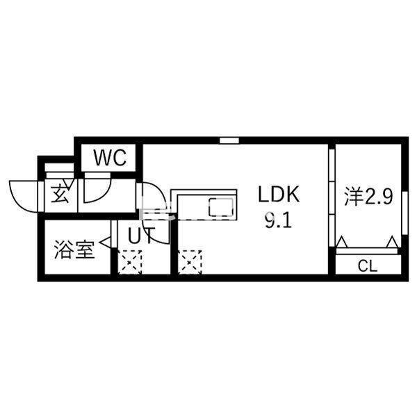 アヴァンセ一宮の間取り
