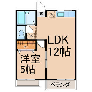 メゾン恵の間取り