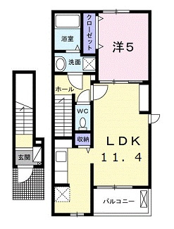 グリシーナの間取り