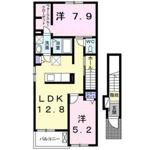【間取り】 | プロスペリタ天白川緑地南
