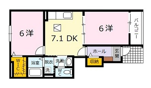 アート・ハウス　弐番館の間取り