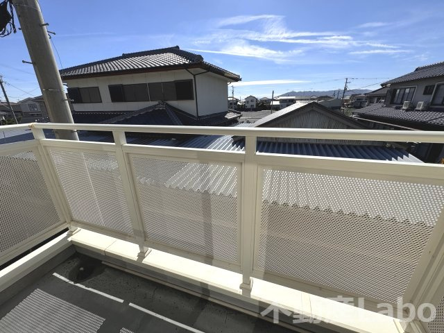 ソレイユ北島ⅡCのバルコニー