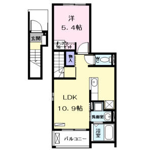 【間取り】 | シェモア角割