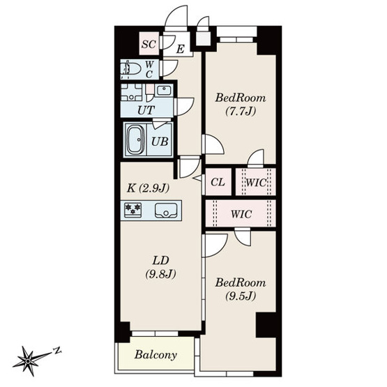 【間取り】 | S-RESIDENCE神沢afford(アフォード)