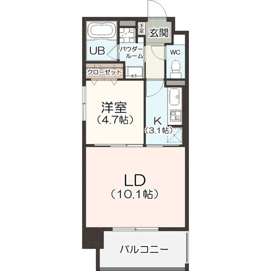 【間取り】 | ヴィファーレ金山
