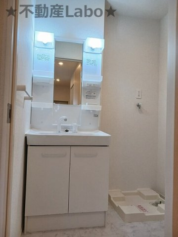 ロータス南島田Cの洗面所