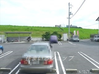 リバーサイド北斗の展望|募集のお部屋（101号室）からの眺望です！