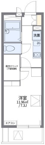 【間取り】 | レオパレスカトルセゾン伊奈