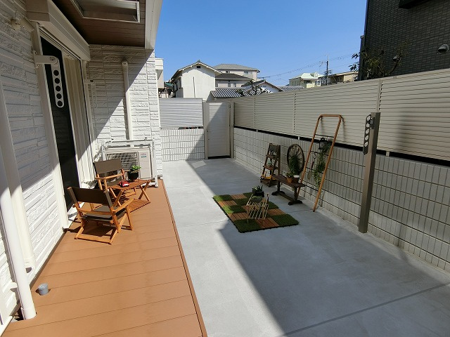 ＴＥＲＲＡＣＥ甲子園花園のバルコニー