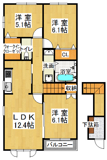 イル・ソーレⅡの間取り|※間取りが現況と異なる場合は現況を優先します※