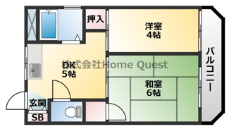 【間取り】 | 野島ハイツ