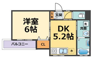 【間取り】 | ＣＲＡＳＩＳ今津駅前