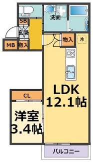 【間取り】 | リファインド武庫川Ⅱ