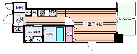 【間取り】 | プライマル大阪天満宮